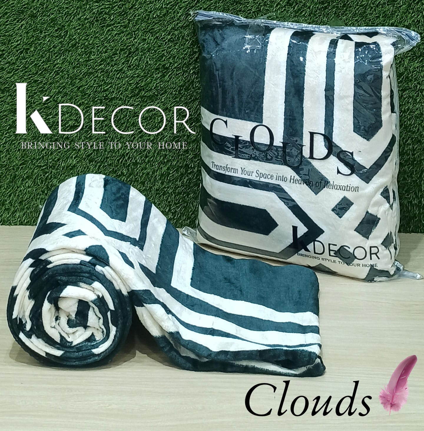 Clouds Double Bed Super Cozy AC Blanket