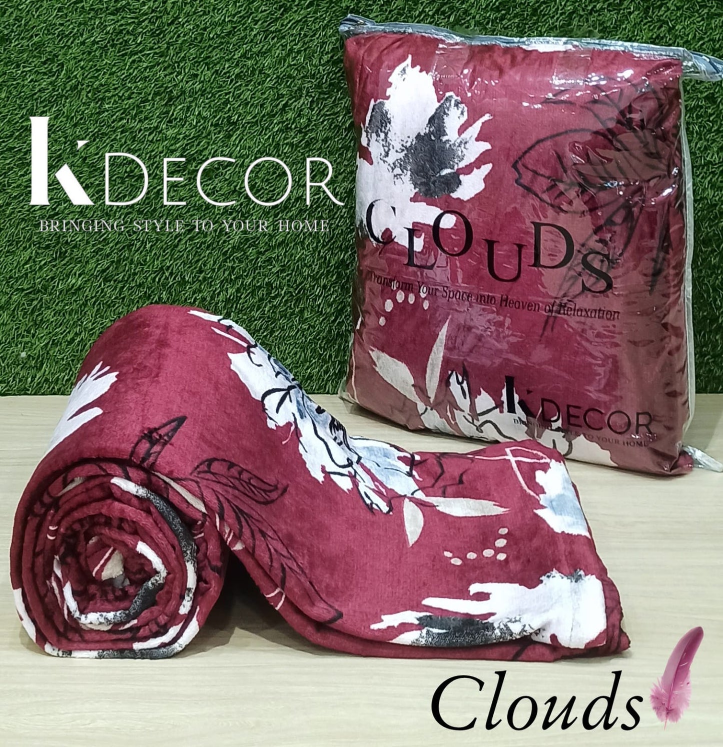 Clouds Double Bed Super Cozy AC Blanket