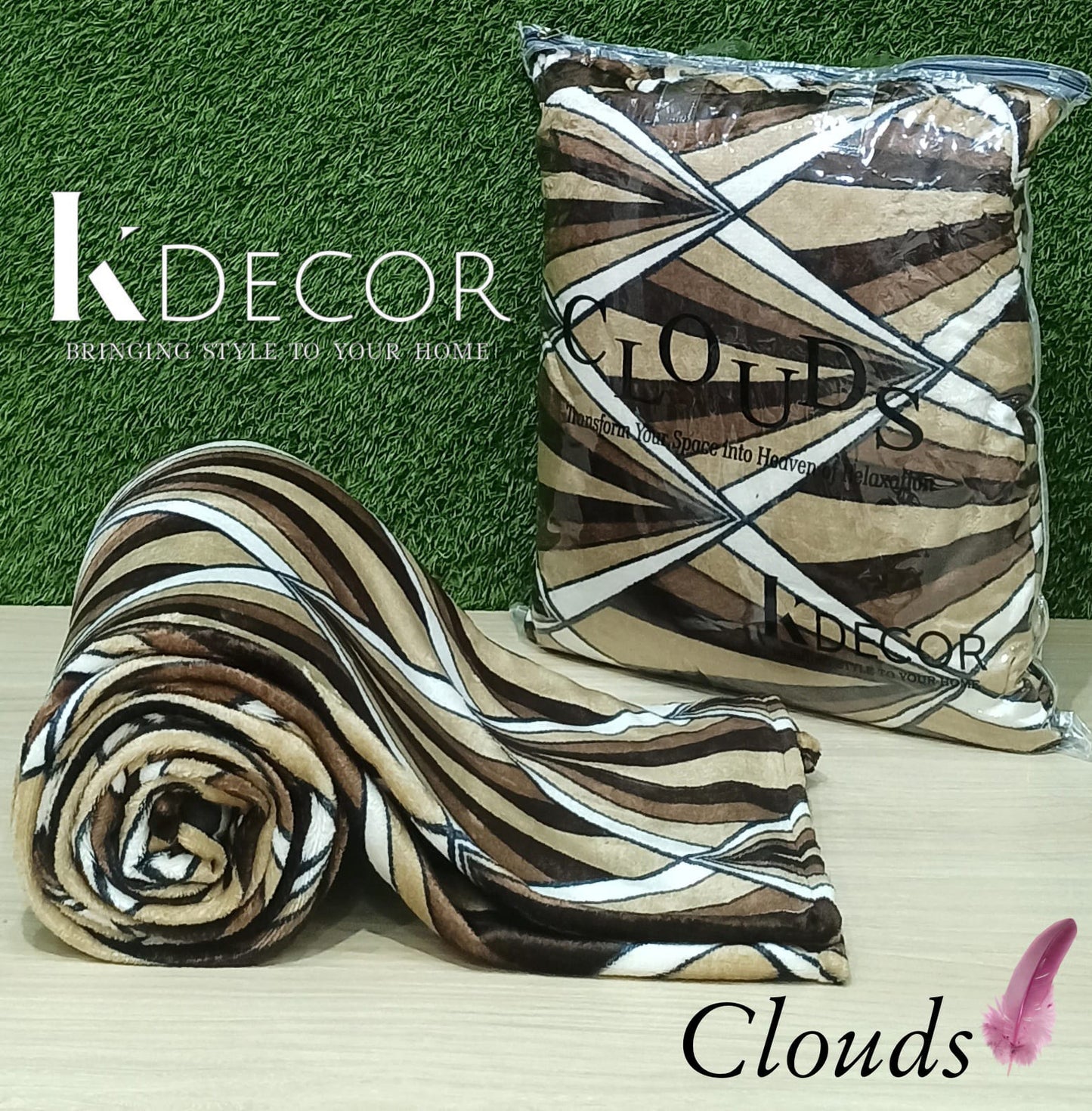 Clouds Double Bed Super Cozy AC Blanket