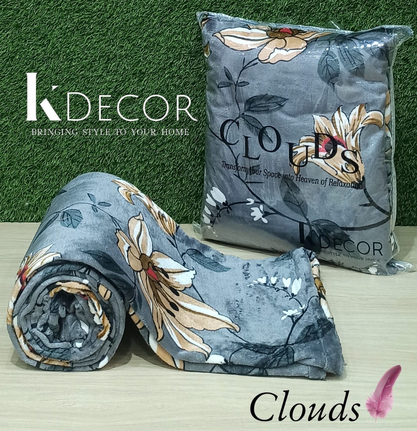 Clouds Double Bed Super Cozy AC Blanket