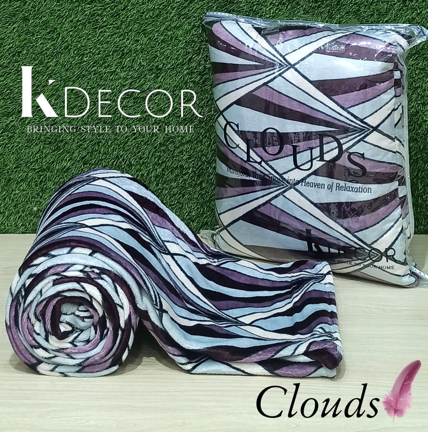 Clouds Double Bed Super Cozy AC Blanket