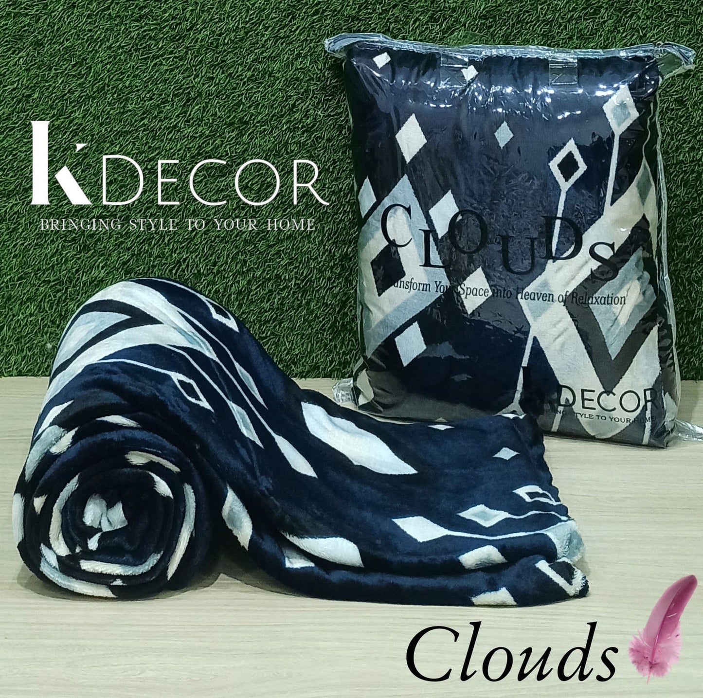 Clouds Double Bed Super Cozy AC Blanket