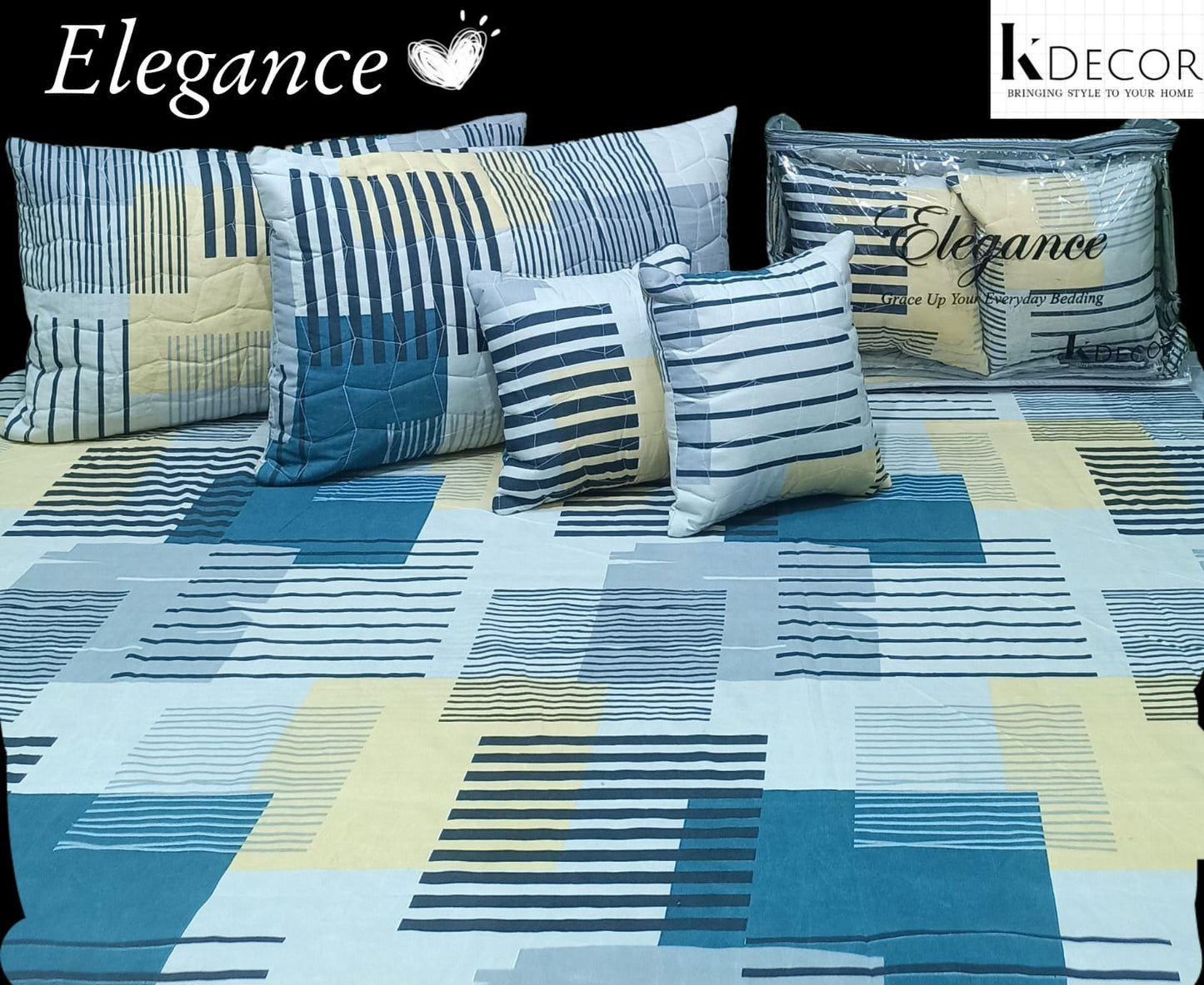 Elegance 5 Pc Bedding Set