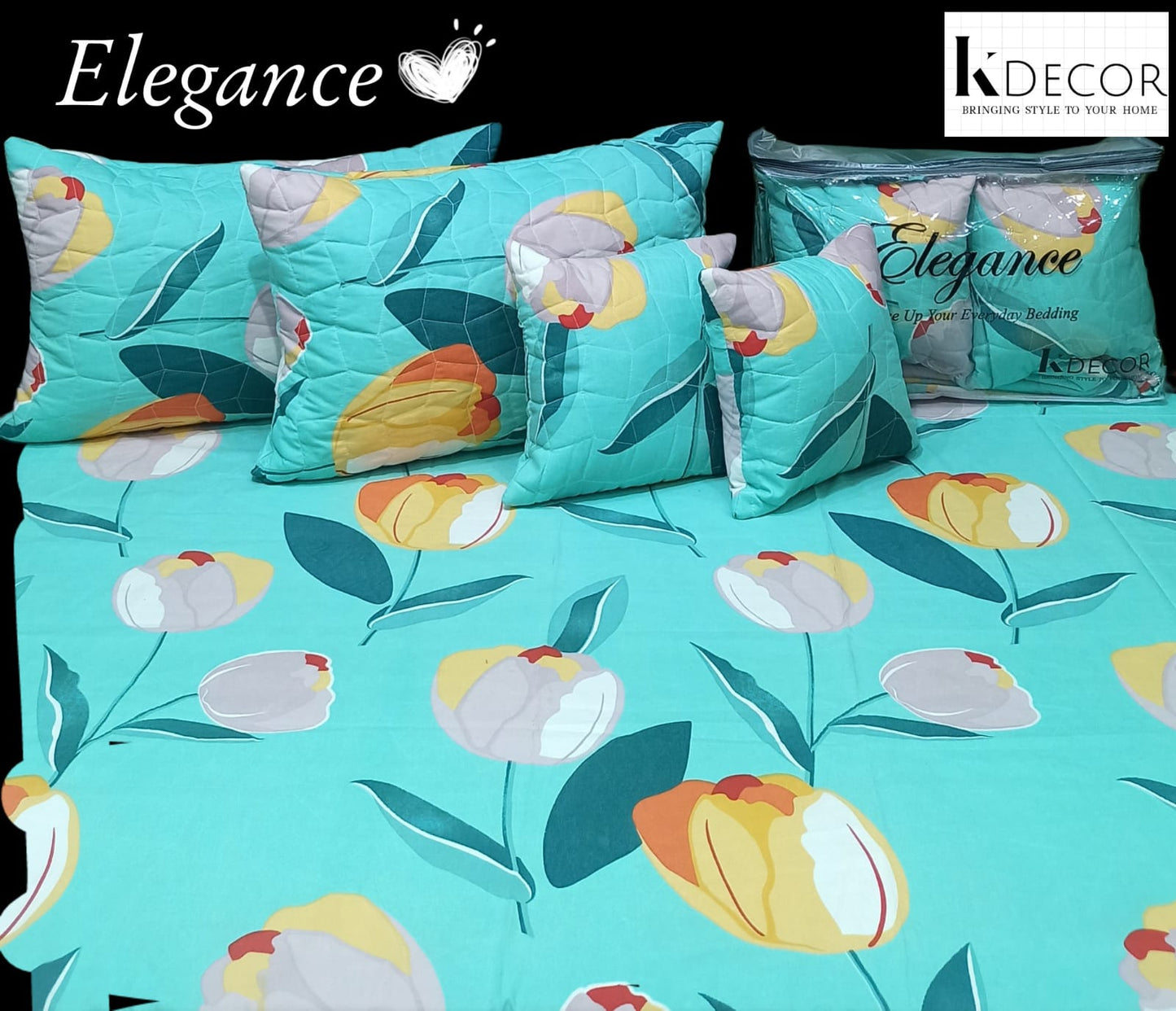 Elegance 5 Pc Bedding Set