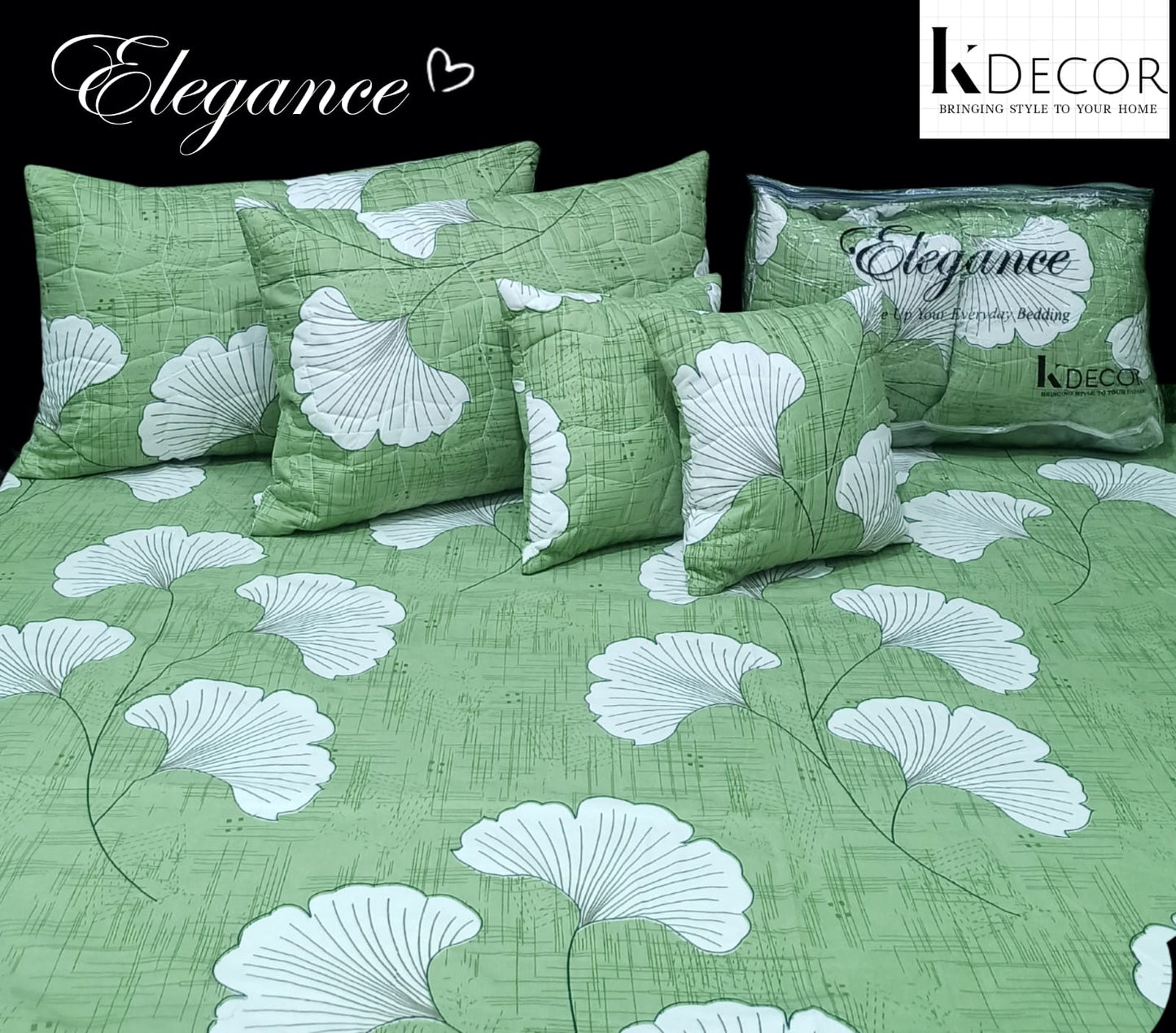 Elegance 5 Pc Bedding Set