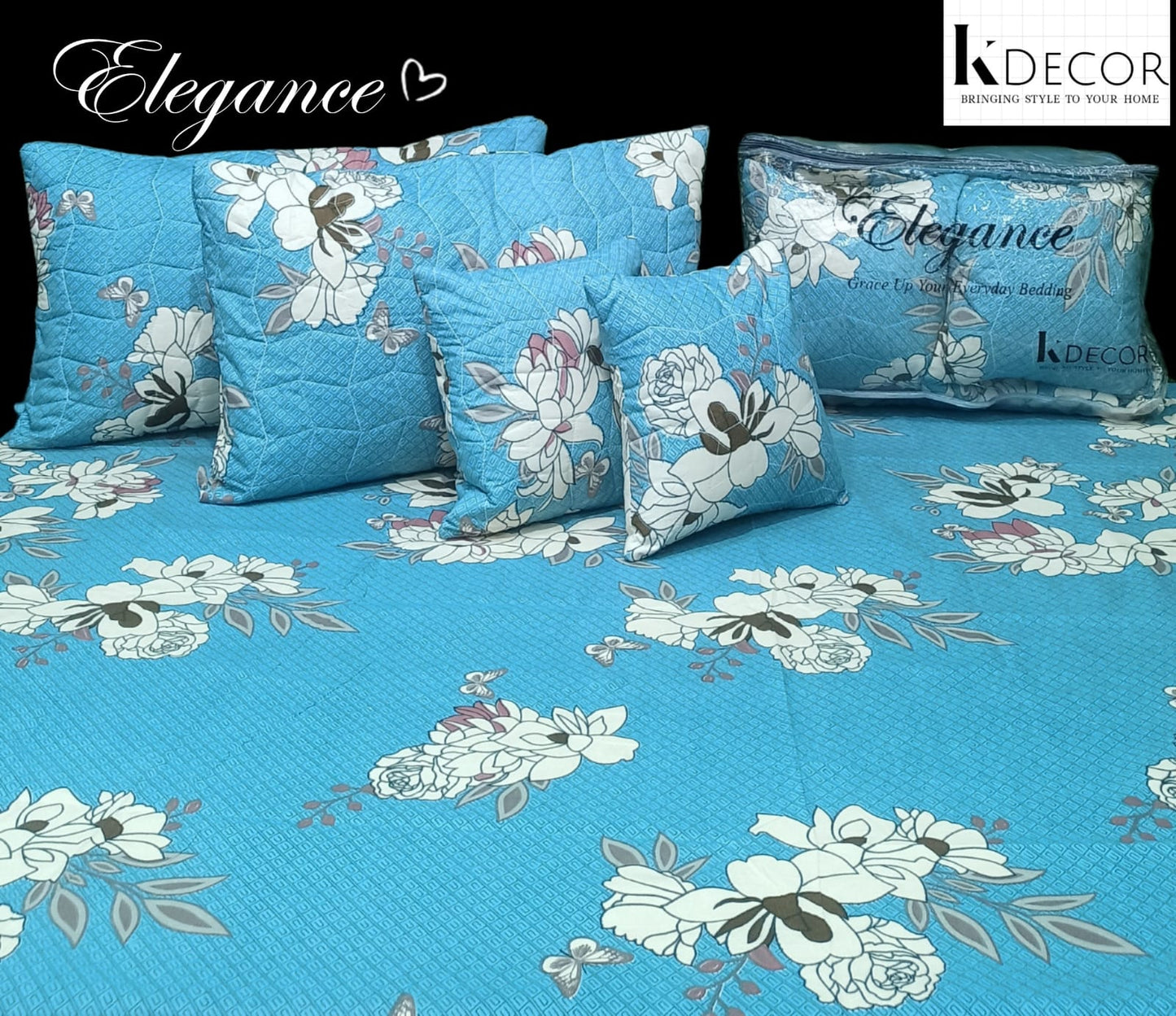 Elegance 5 Pc Bedding Set
