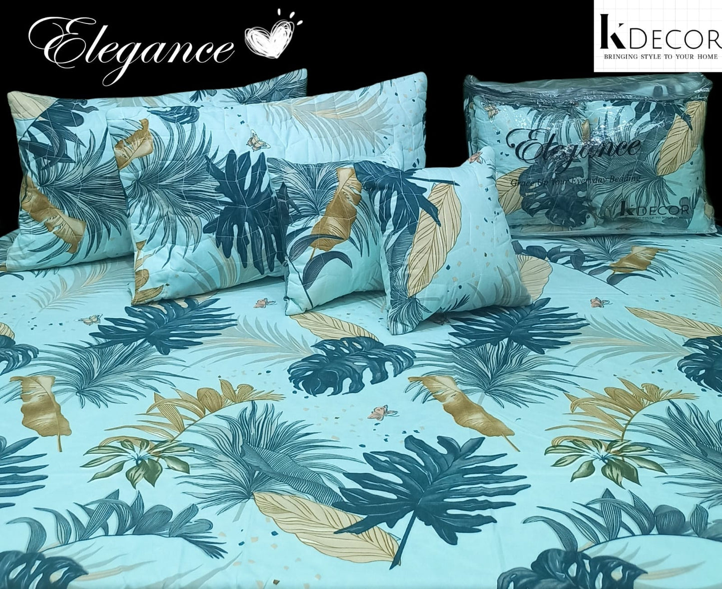 Elegance 5 Pc Bedding Set