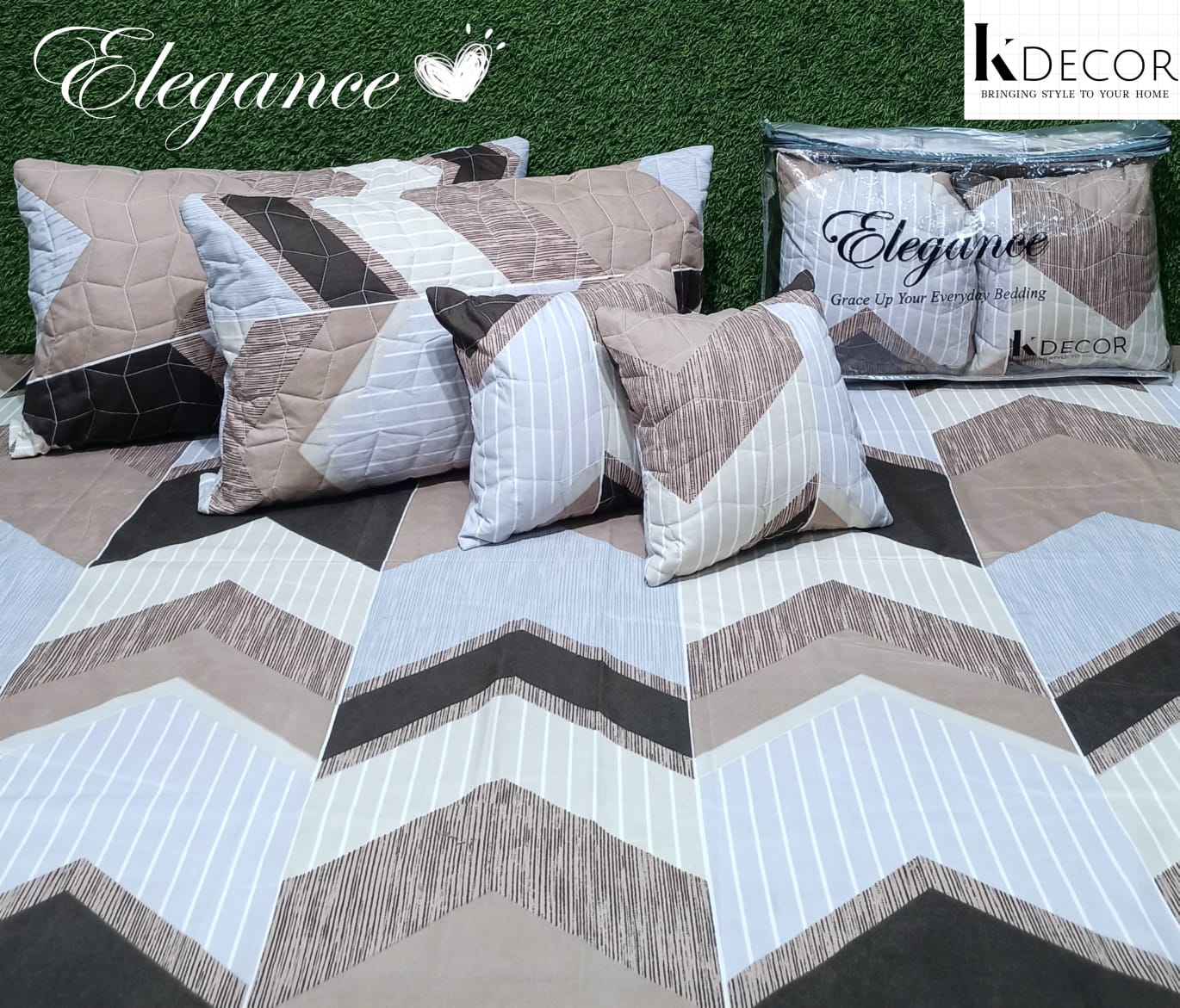 Elegance 5 Pc Bedding Set