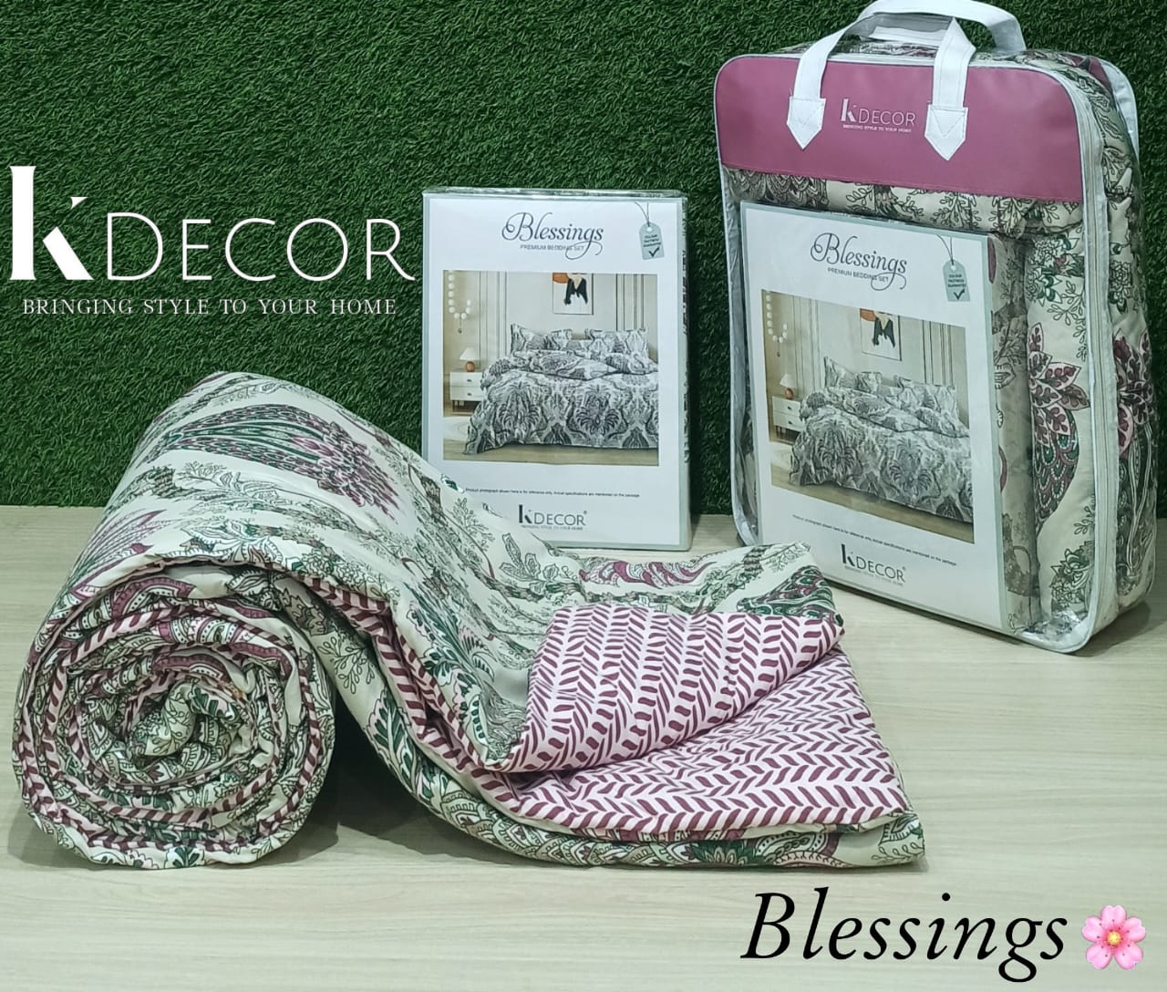 Blessings Premium 4pc Comforter Set