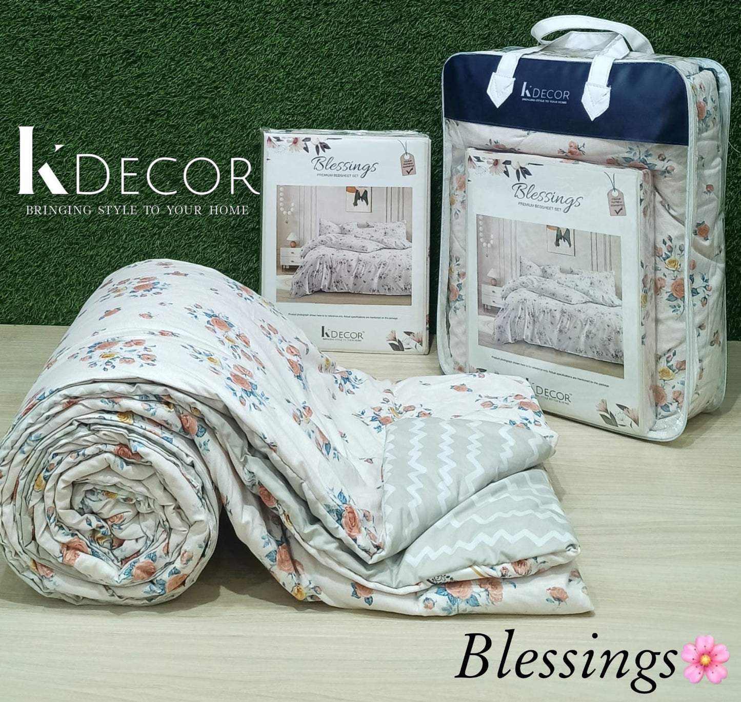 Blessings Premium 4pc Comforter Set