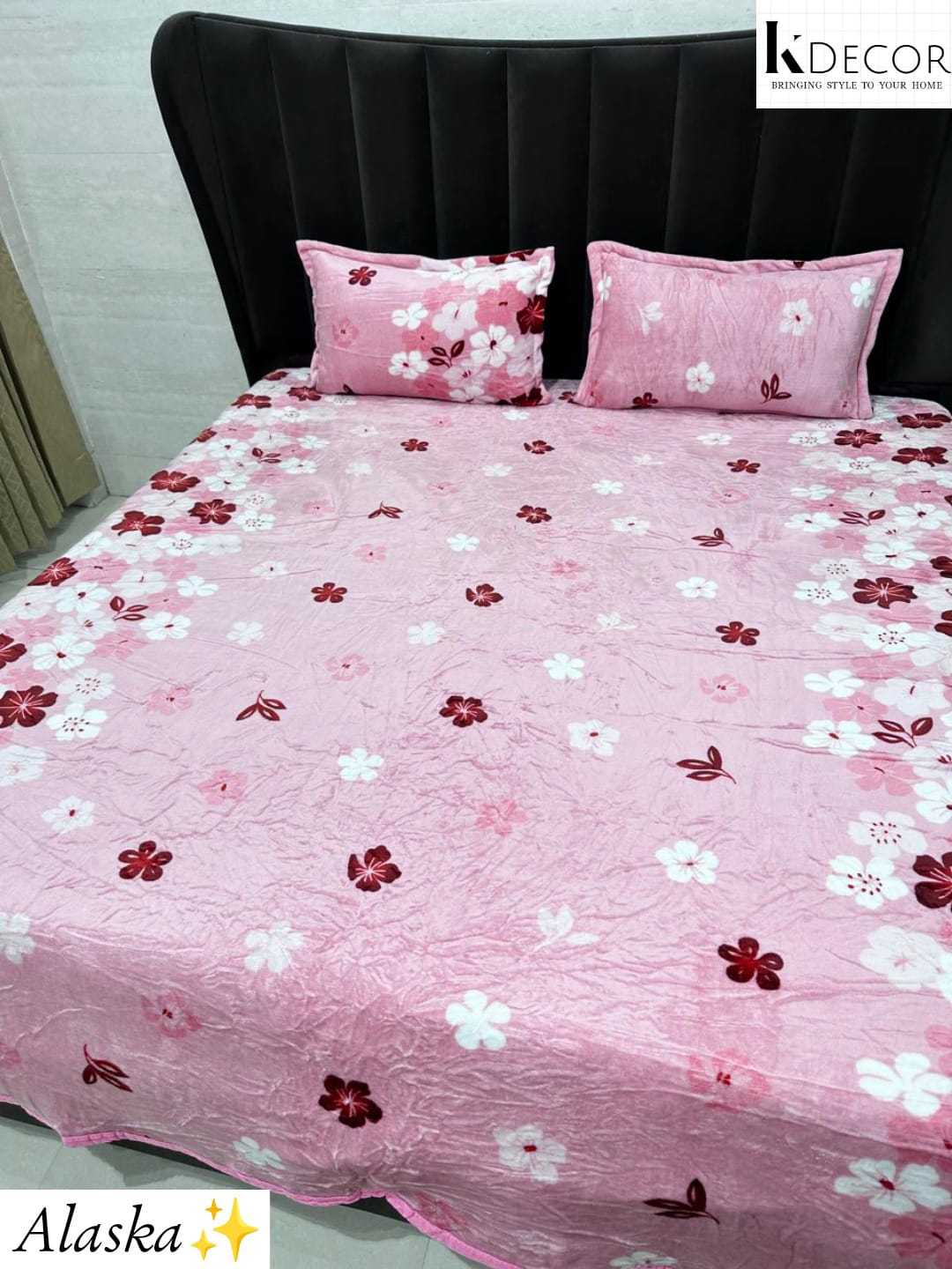 Alaska Double Bed Warm Bedsheet Set