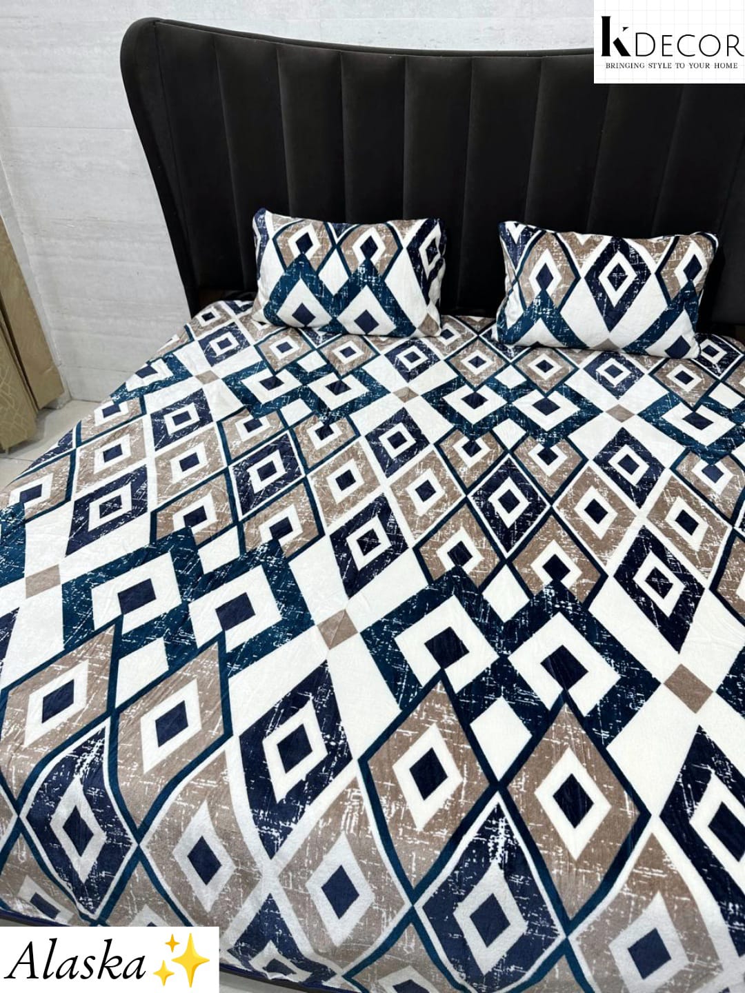 Alaska Double Bed Warm Bedsheet Set