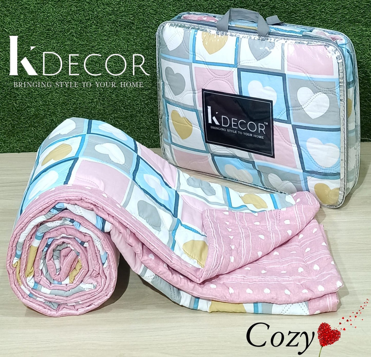 Cozy Premium Double Bed Ultrasonic AC Comforters