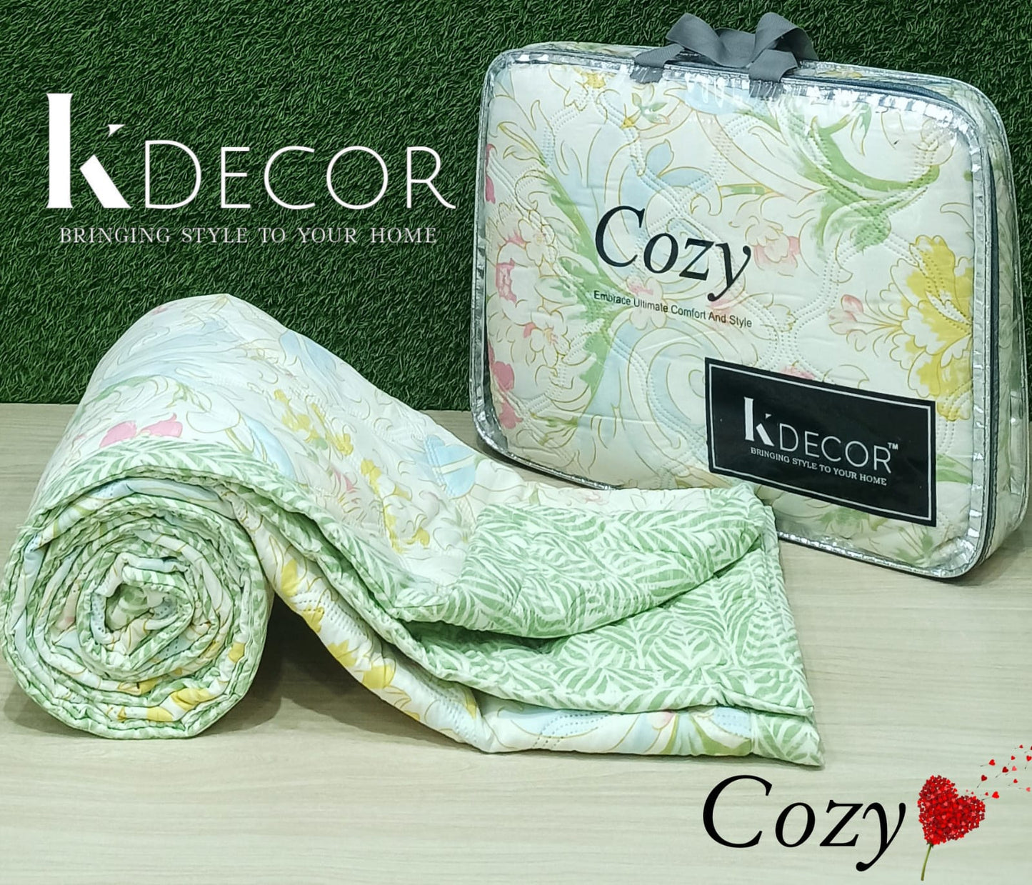 Cozy Premium Double Bed Ultrasonic AC Comforters