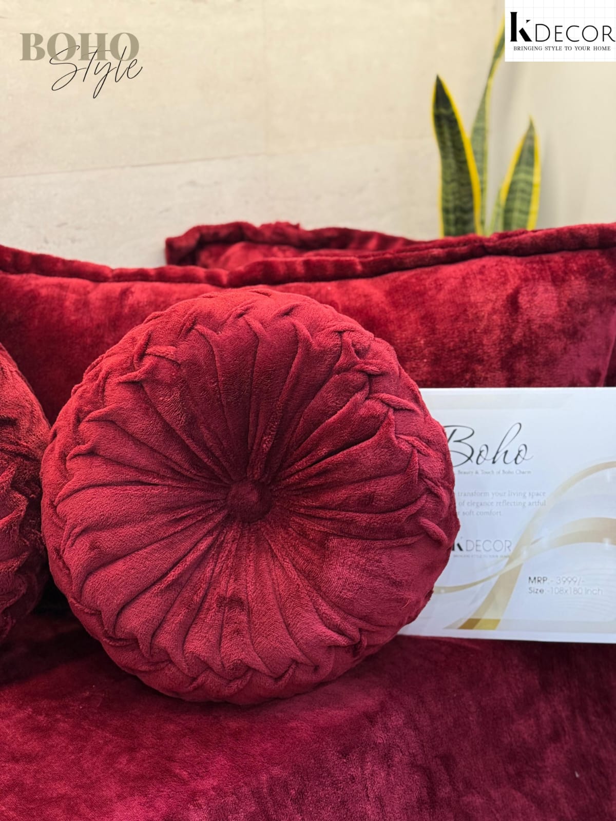 Boho King Super King Size Ultra Luxurious Warm 5 Pc Bedding Set