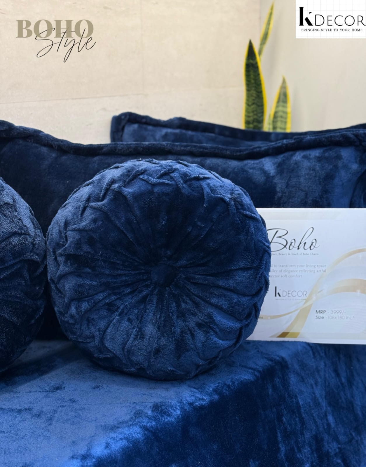 Boho King Super King Size Ultra Luxurious Warm 5 Pc Bedding Set