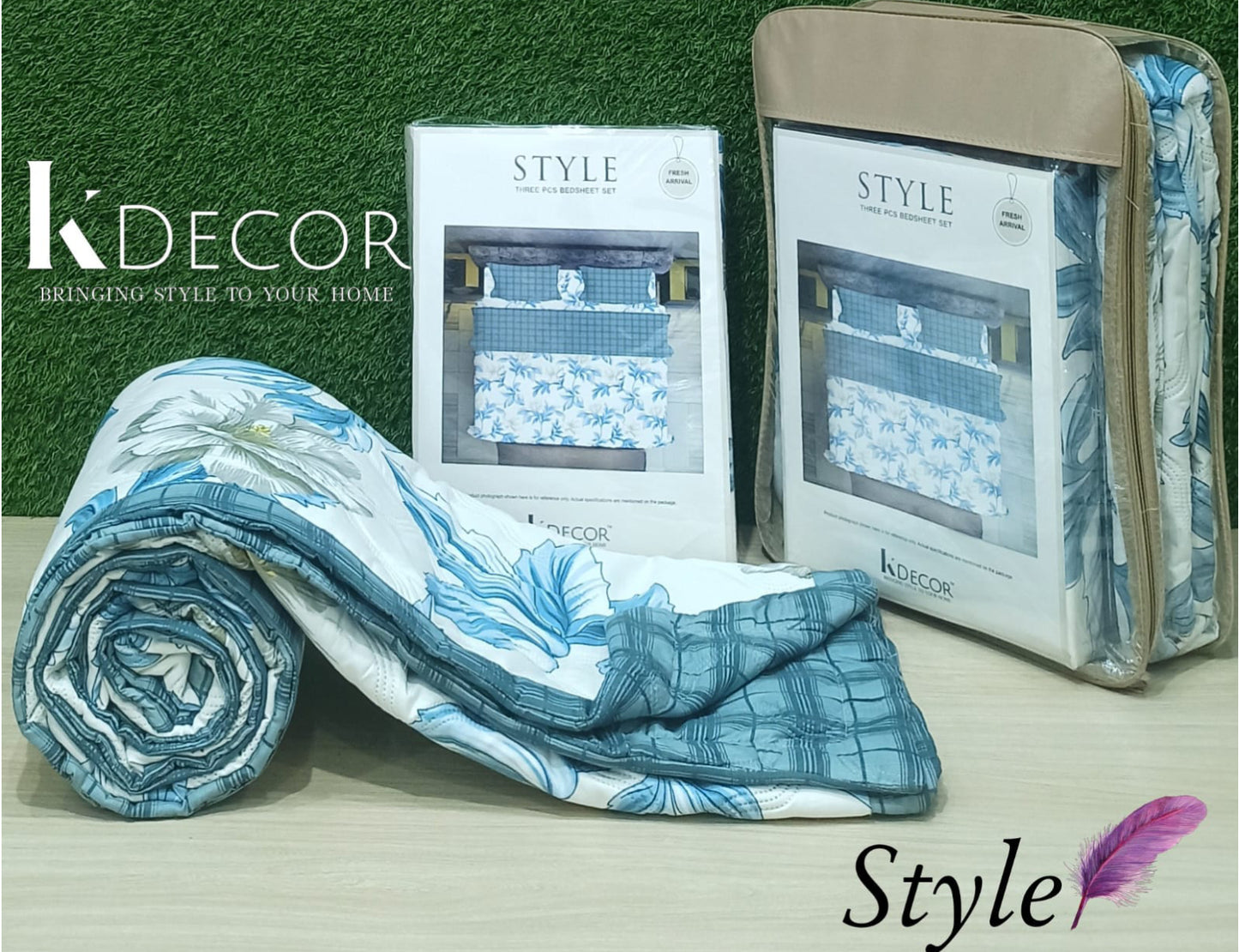 Premium 4pc Ultrasonic Comforter Set