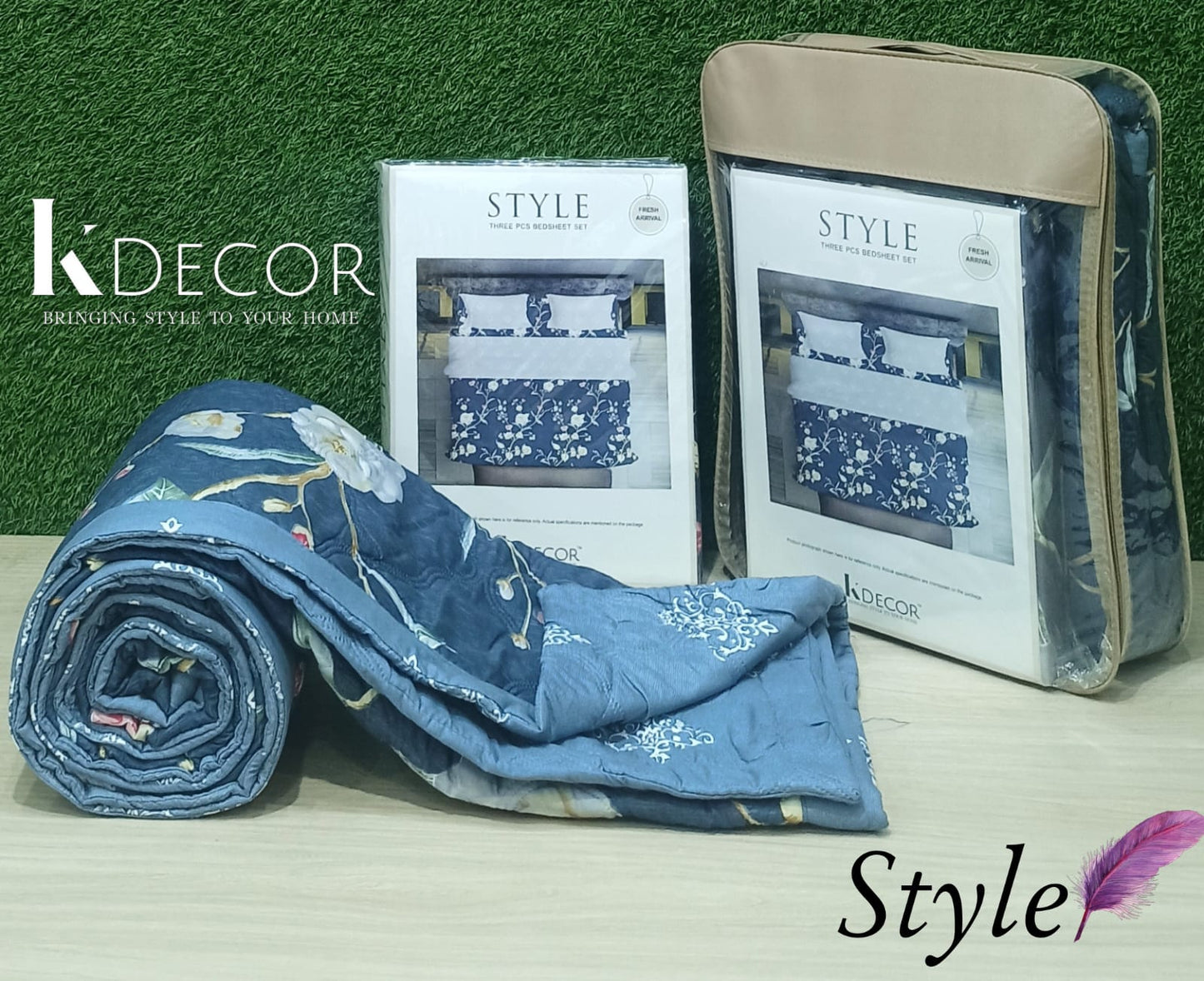 Premium 4pc Ultrasonic Comforter Set
