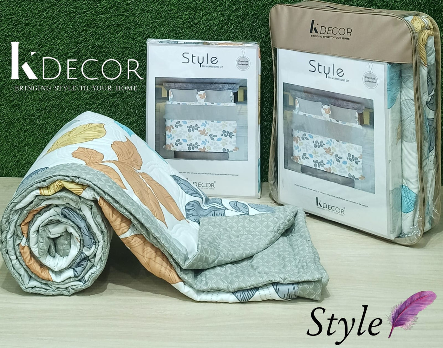 Premium 4pc Ultrasonic Comforter Set