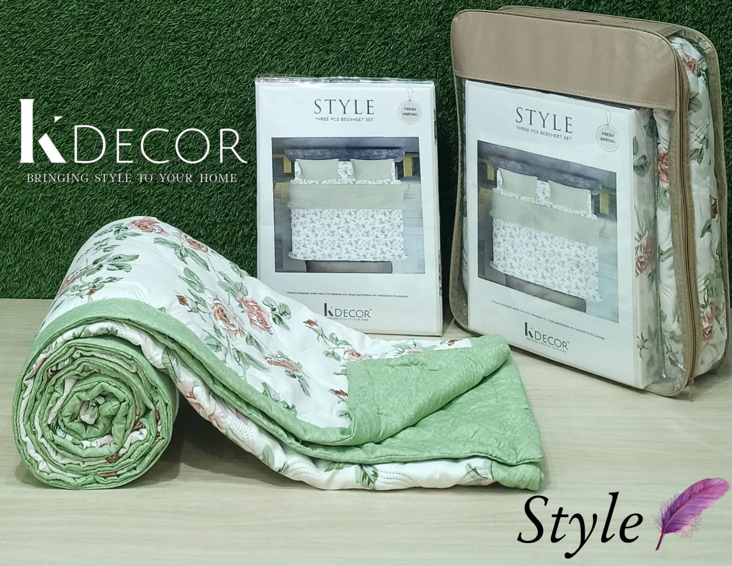 Premium 4pc Ultrasonic Comforter Set