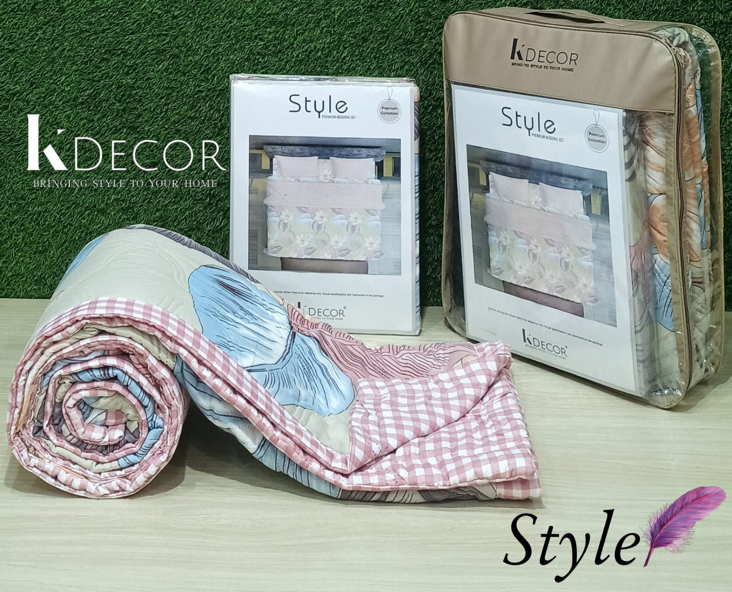 Premium 4pc Ultrasonic Comforter Set