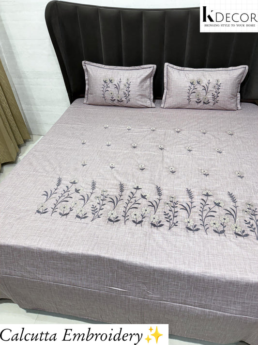 Calcutta Embroidery besdsheet